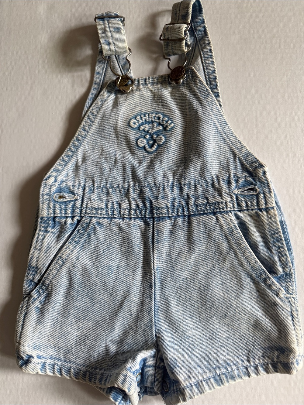 Vintage 1991 OshKosh B'gosh Light Blue Denim Shortalls
